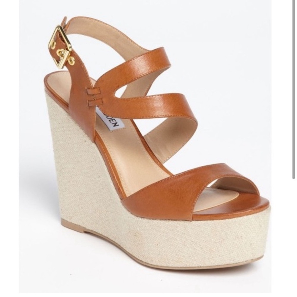 Steve Madden Marcii Wedge Sandals - Size 6.5